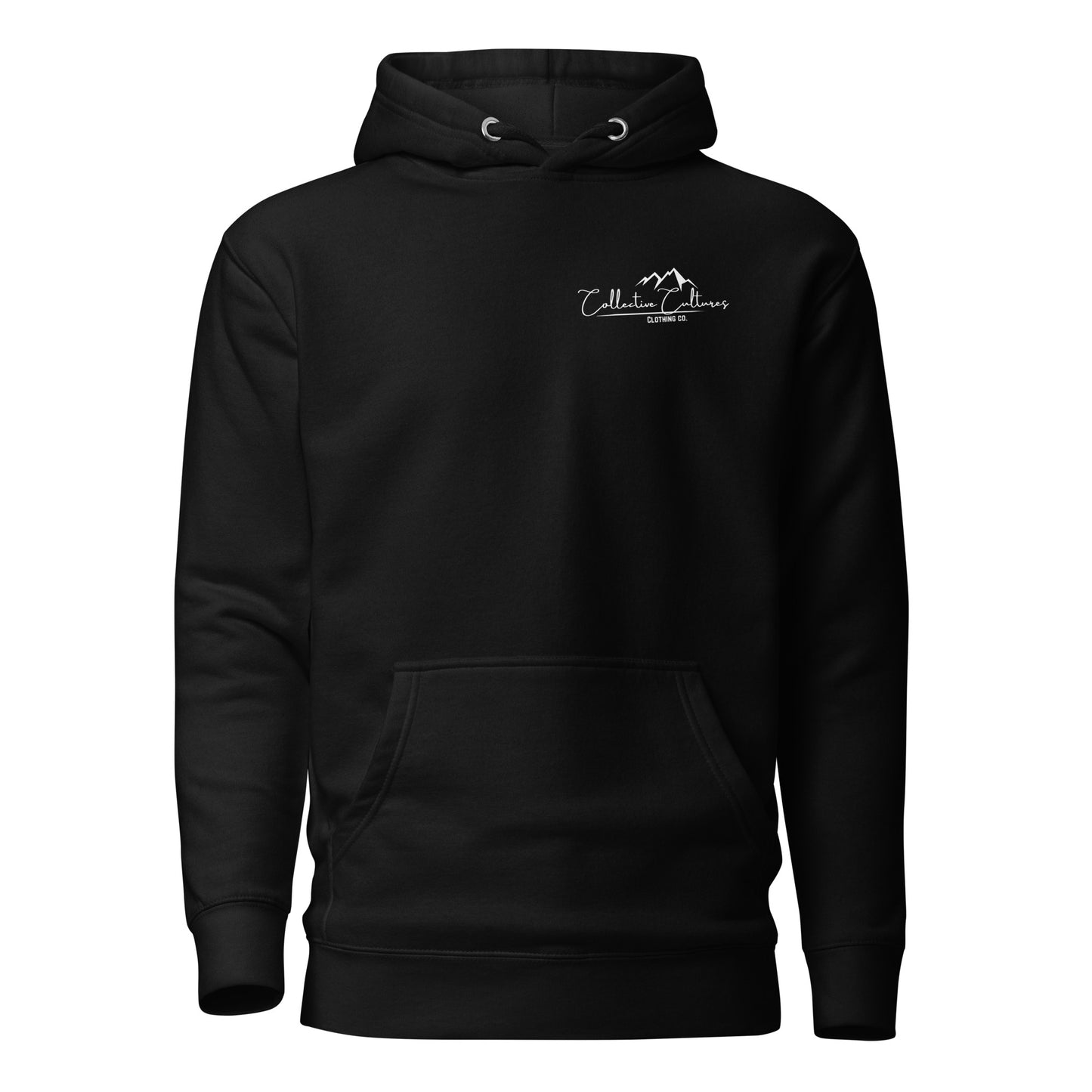 Grizzly & Salmon Unisex Hoodie Back Design