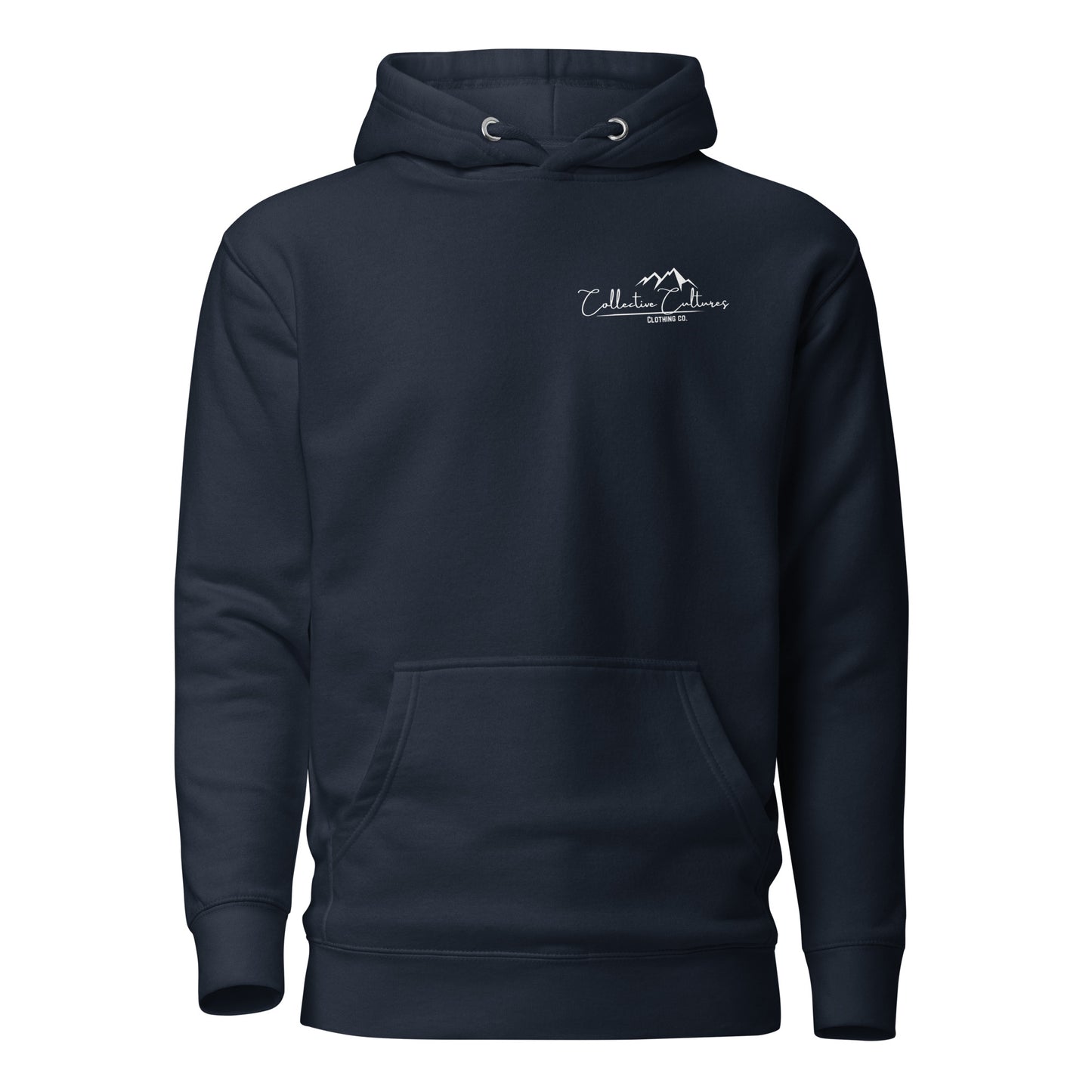 Grizzly & Salmon Unisex Hoodie Back Design
