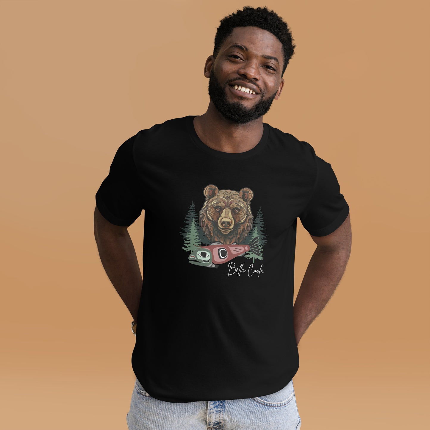 Grizzly & Salmon Tee