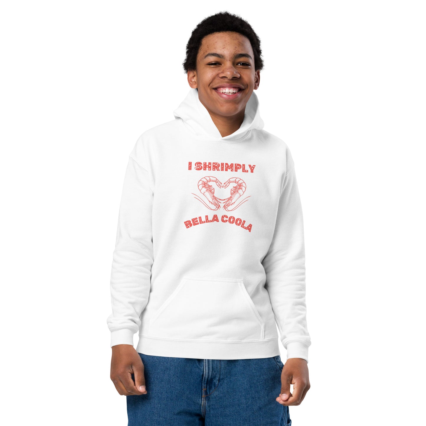 Shrimply Love Youth Hoodie