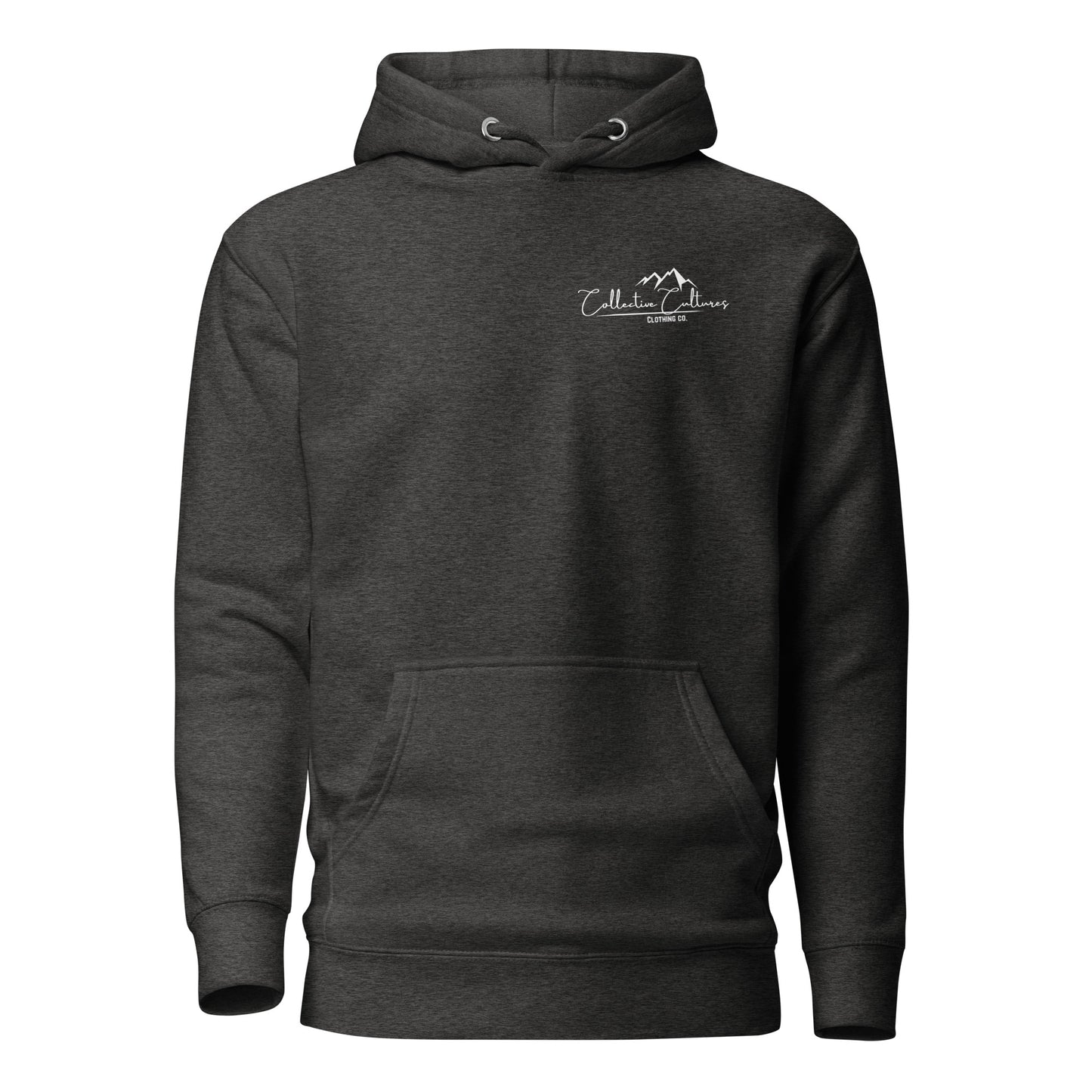 Grizzly & Salmon Unisex Hoodie Back Design