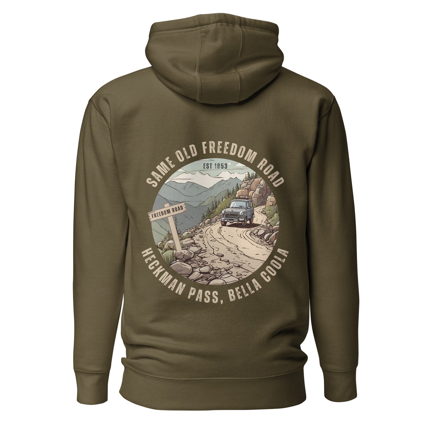 Freedom Road Unisex Hoodie - Back Logo