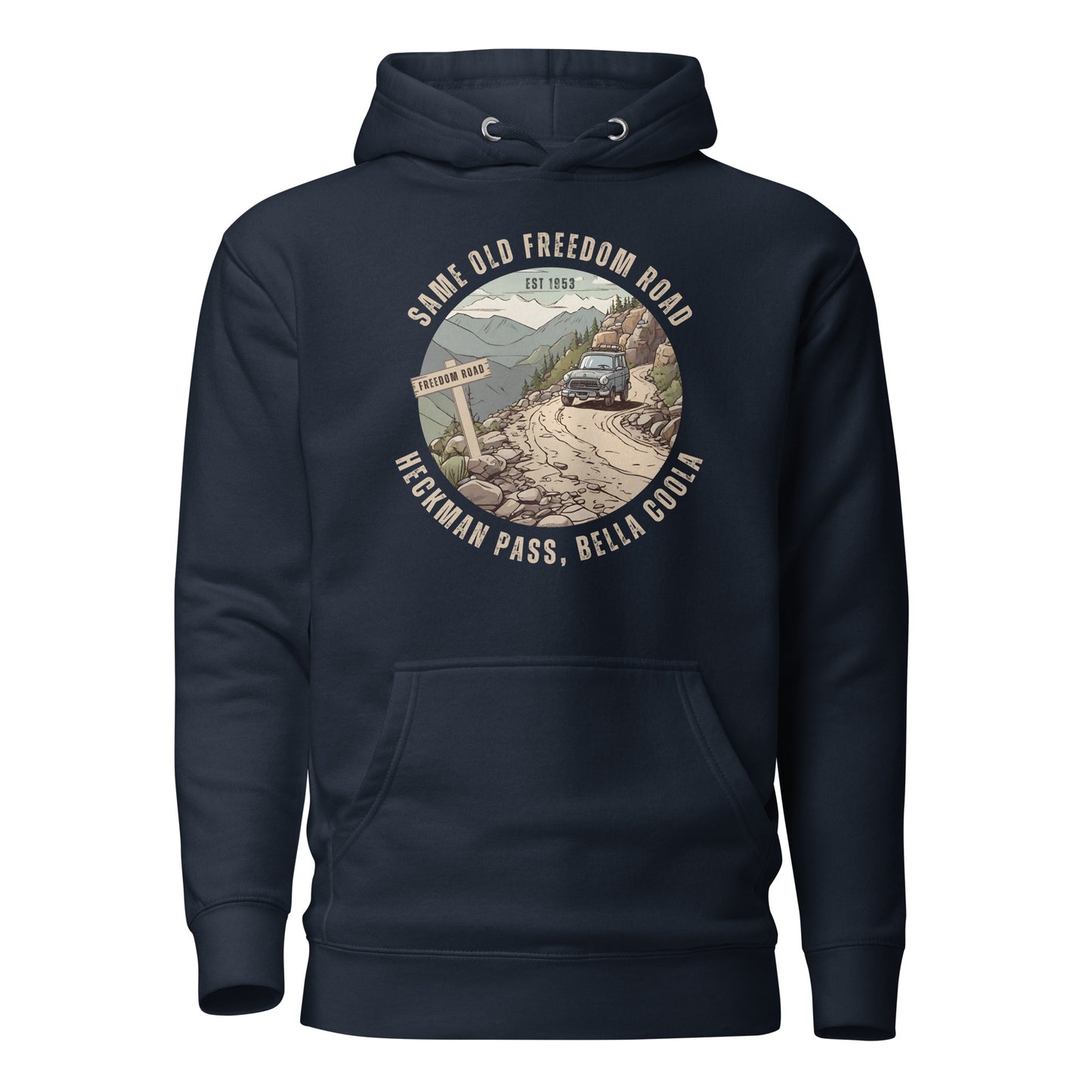 Freedom Road Unisex Hoodie - Dark