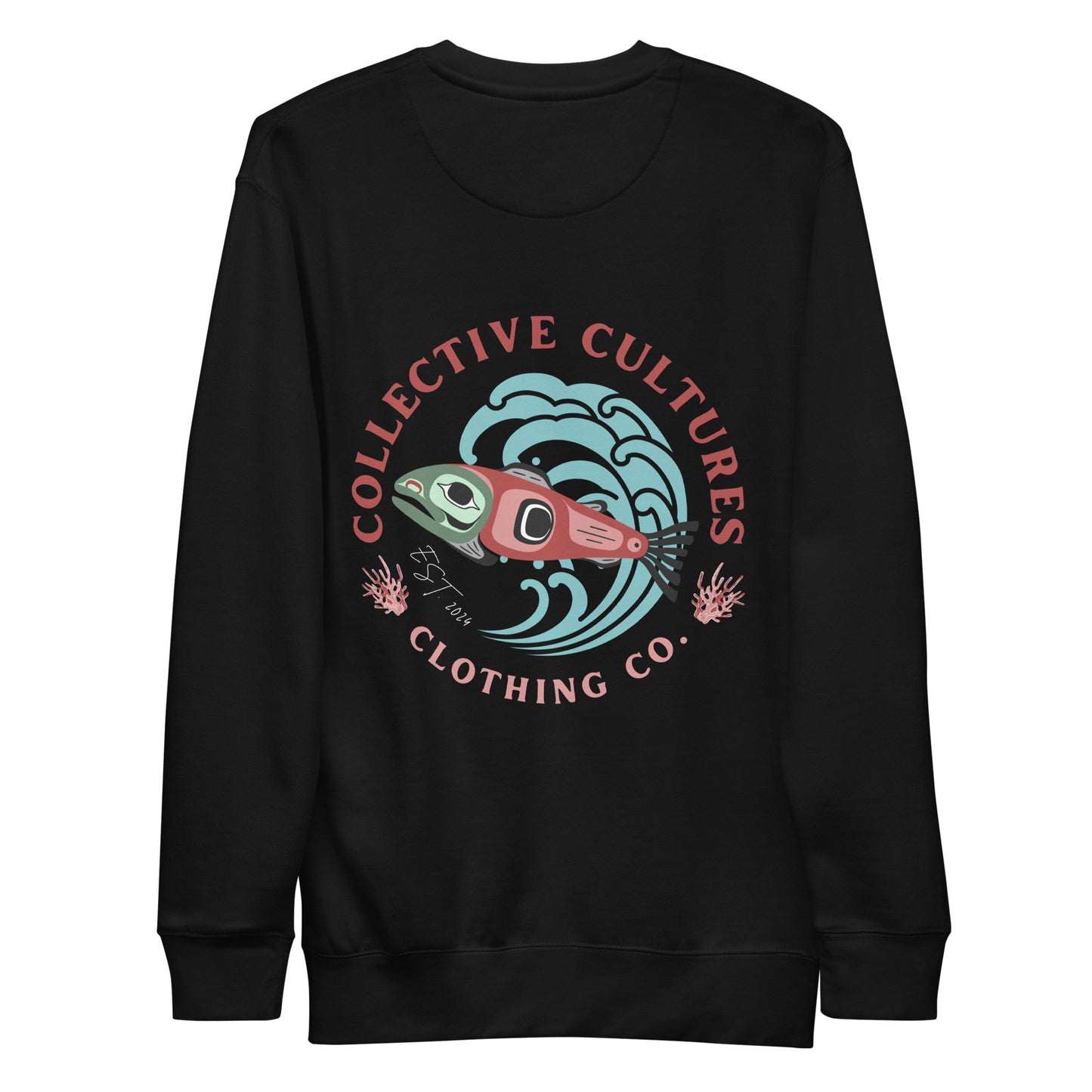 Surf'n Salmon Unisex Crewneck