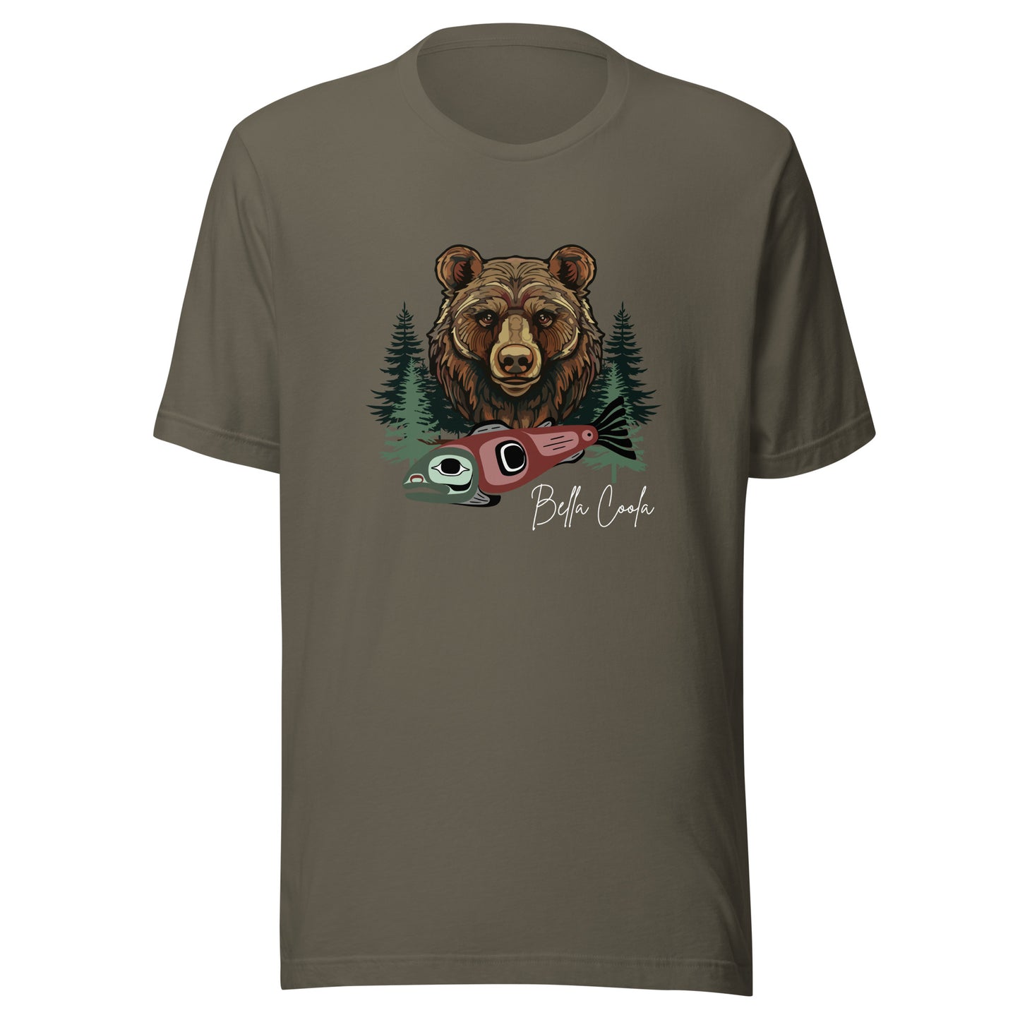 Grizzly & Salmon Tee