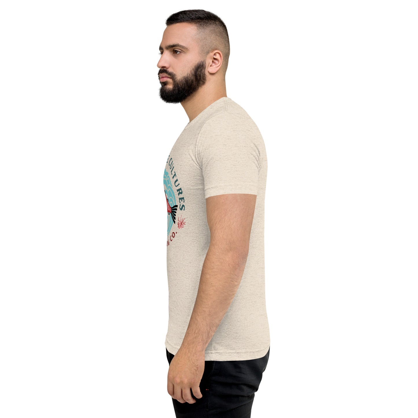 Surf'n Salmon Unisex Tee - Light