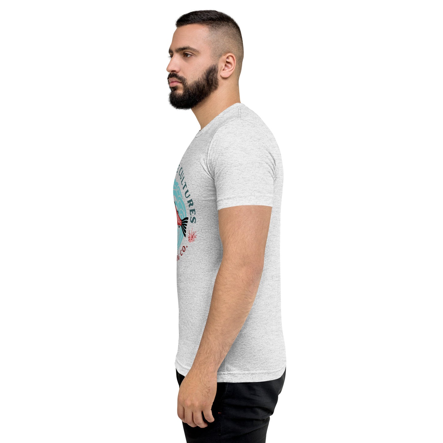 Surf'n Salmon Unisex Tee - Light